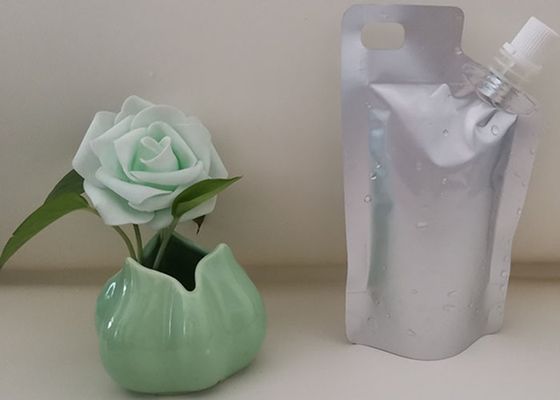 Aluminum Foil Stand Up Wine Pouch With Spout Custom Printing Spout Pouch Bags