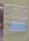 Matte / Frosted Biodegradable Plastic Zipper Bags For T Shirt Swimwear