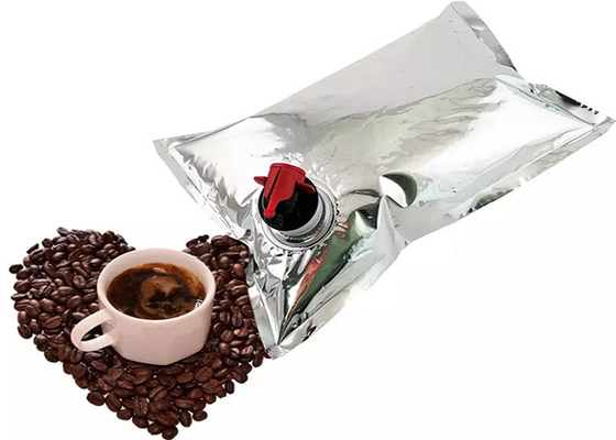 Aluminum Plating BIB Bag In Box With Spigot Liquid Wine Beverage Plastic Packaging Customized