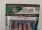 Resealable Custom Plastic Cigar Humidity Ziplock Bags With Display Box