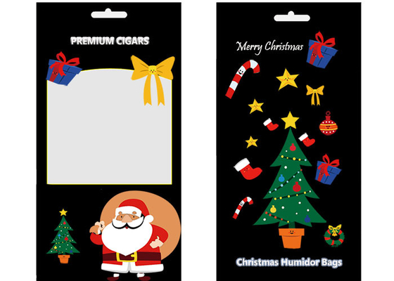 Christmas Promotion Cigar Humidifier Bag , Humidor Cigar Packaging Bags