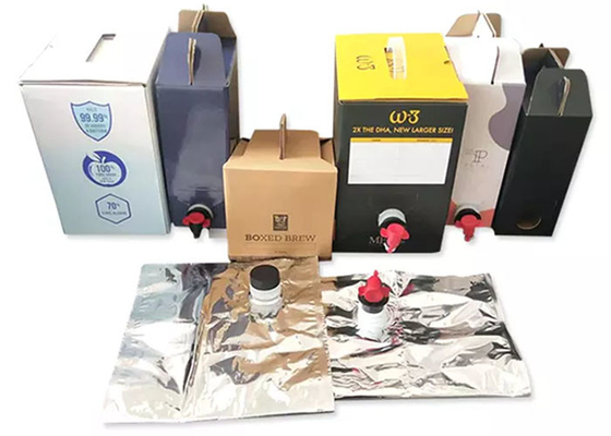 ISO SGS FDA Certified Bag In Box Packaging Solutions With Capacity Of 5L 10L 20L 25L