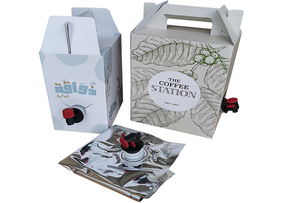 ISO / SGS / FDA Certified Bag In Box Packaging With Smooth / Textured Surface