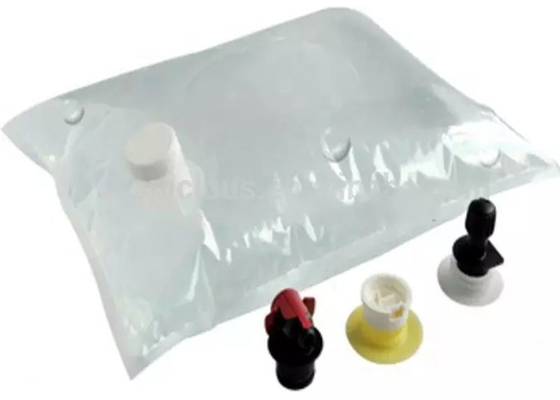 Transparent/ ALU 5L / 10L / 20L / 220L Customization Aseptic BIB Bags With Spigot / Vitop Tap