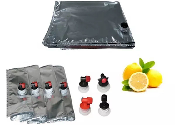 Transparent/ ALU 5L / 10L / 20L / 220L Customization Aseptic BIB Bags With Spigot / Vitop Tap