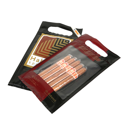 Wholsale Custom Printed Cheap Resealable Plastic Cigar Humidity Bags