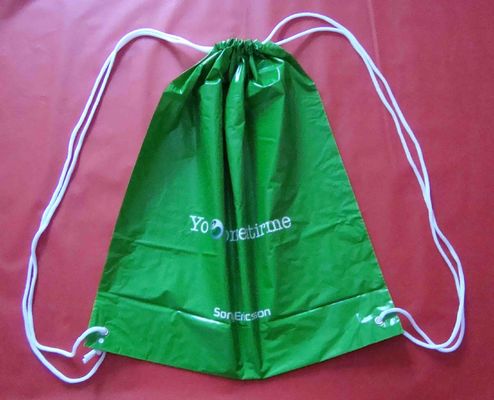 Waterproof Drawstring Plastic Backpack Bag