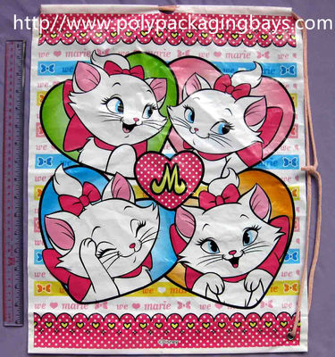 Plastic Drawstring Backpack Gift Packaging