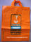 Recyclable 0.15mm HDPE Soft Loop Handle Bag / Plastic Shopping Bags