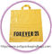 Environmental Friendly Green Recycled Plastic Handle Bag For Shopping