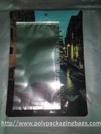 Self Sealing Alumimum Foil Pouches , Resealable Foil Bags For Underwear / Clothes