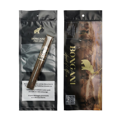 Custom Ziplock Cigar Humidor Bags With Moisturized System and Display Window 90 Day Preservation 20 Cigar Capacity