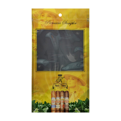 Factory Custom Printed Zip Lock Cigar Humidor bags 69%~75% RH