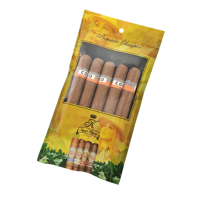 Factory Custom Printed Zip Lock Cigar Humidor bags 69%~75% RH