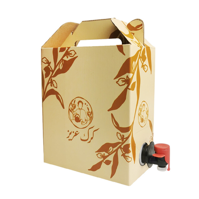1L aluminum bib bag box packaging, with a dispenser faucet, suitable for liquid juice, wine, coffee and olive oil packaging bags, with a bib faucet
