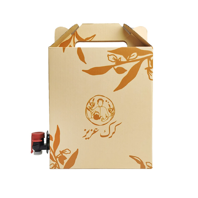 1L aluminum bib bag box packaging, with a dispenser faucet, suitable for liquid juice, wine, coffee and olive oil packaging bags, with a bib faucet