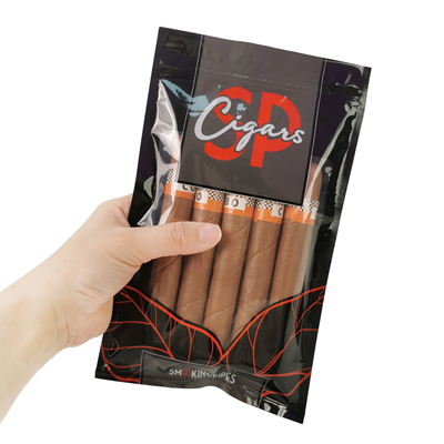 Custom Printing Cigar Humidor Bags with Moisturizing System and Ziplock Closure