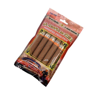 Cigar Moisturizing Pouch With Gravure Printing Cigar Humidority Pouches Cigar Humidor Bags Ziplock Cigar Humidor Bag