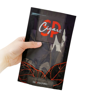 Portable cigar moisturizing bag Moisturizing Cigar Packaging Bag With Hygrometer Layer