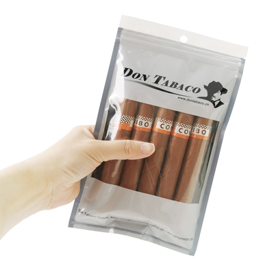 Customized Reusable Durable Cigar Moisture Bag with Zipper New Age Packaging & Printing Product for Cigars