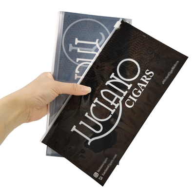 Packing Manufacturer Zipper Packaging Pouch Cigar Ziplock Bags in Box Cigar plastic bag