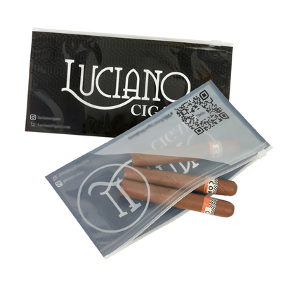 Packing Manufacturer Zipper Packaging Pouch Cigar Ziplock Bags in Box Cigar plastic bag