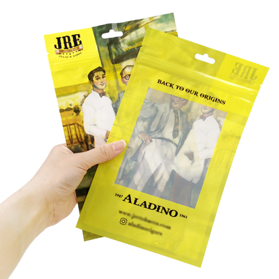 Zipper Packaging Pouch Cigar Ziplock Bags in Box Cigar plastic bag Professional Tobacco Packaging Manufacturer