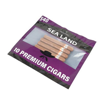 Factory Direct Packaging Printing 3 Side Sealing Bag Food Packaging Mylar Bags Tobacco Pouch Cigar Bags Custom With Zipper
