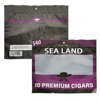 Factory Direct Packaging Printing 3 Side Sealing Bag Food Packaging Mylar Bags Tobacco Pouch Cigar Bags Custom With Zipper