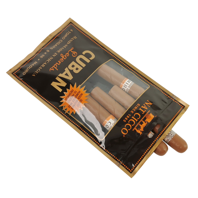 Personalized Logo Custom Cigar Humidor Moisturizing Packaging Bag Pouch Packaging Zipper Humidifier Bags for Cigars