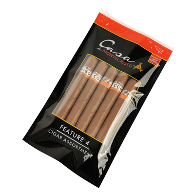 Rotogravure Printing PET/PE Plastic Bags Side Sealing Bag With Zipper Cigar Pouch Tobacco Pouch Mylar Bag for Package