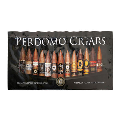 Custom Printed Individual Ziplock Reclosable Cigar  Retail Bags Cigar Bag