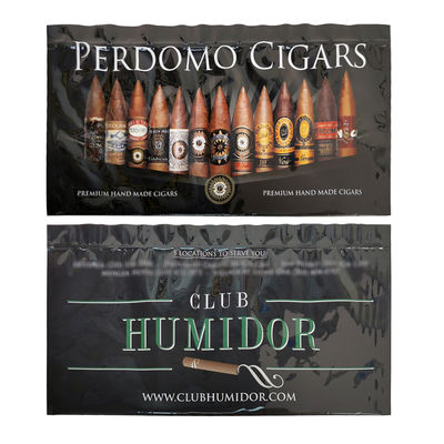 Custom Printed Individual Ziplock Reclosable Cigar  Retail Bags Cigar Bag