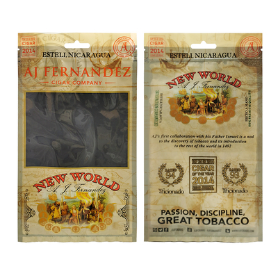 Custom Printed Zip Lock Cigar Humidor Bags Humidified Cigar Packaging Bags With Moisturizing System for Cigar Accessories