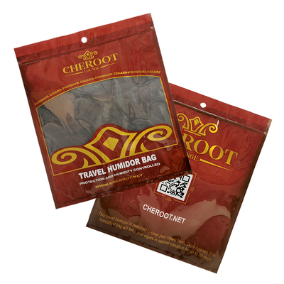 Custom Tobacco Cigar Plastic Bags Packaging Plastic Pouches Individual Cigar Bag Cigar Humidity Bag