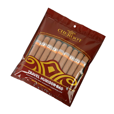 Custom Tobacco Cigar Plastic Bags Packaging Plastic Pouches Individual Cigar Bag Cigar Humidity Bag