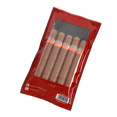 Cigar Moisturizing Plastic Zipper Bags With Humidified System and Sponge