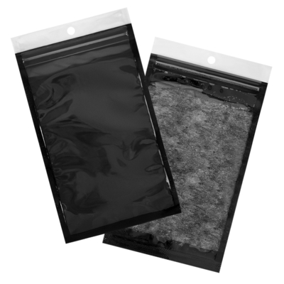 Portable Cigar Zip Lock Bags With Transparent Window Humidified System Cigar Humidified Bag and Cigar Packaging Bag