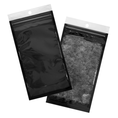 Portable Cigar Zip Lock Bags With Transparent Window Humidified System Cigar Humidified Bag and Cigar Packaging Bag
