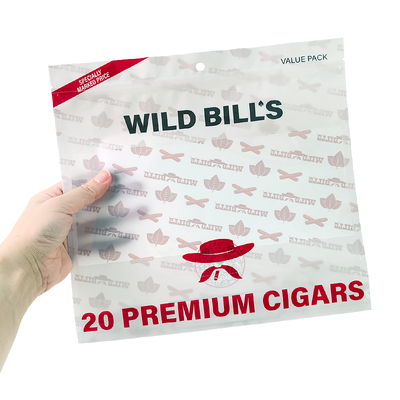 The Factory Customized Cigar Bags and Humidity Cigar Bags with Zipper and windows