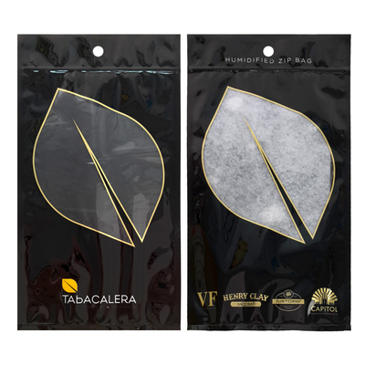 Custom PE PET Plastic Packaging Moisture-Proof Reusable Zip Lock Mylar Bag Standing Design for Tobacco Cigars Hot Stamping