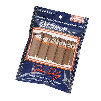 Custom Design Plastic Cigar Bags Humidity Cigar Bags with Humidifier Layer