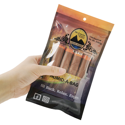 Custom Cigar Humidor Packaging Bags Desktop Humidifier Storage Bag for Cigars