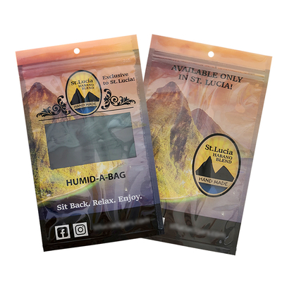 Custom Cigar Humidor Packaging Bags Desktop Humidifier Storage Bag for Cigars