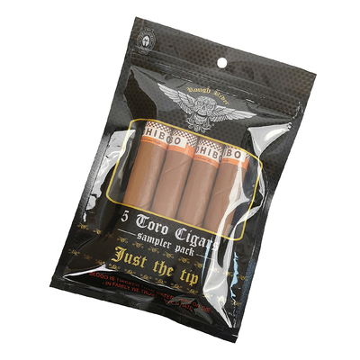Customized Printed Logo Moisture-Proof 3-Side Sealed Cigar Humidor Bag for Travel and Humidity/Humidifier Packaging