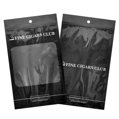 Self-developed Plastic Pacckaging Bag - Cigar Bags / Humidity Cigar Bag with Zipper and windows