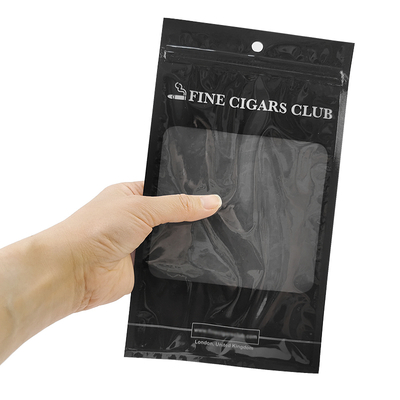 Self-developed Plastic Pacckaging Bag - Cigar Bags / Humidity Cigar Bag with Zipper and windows