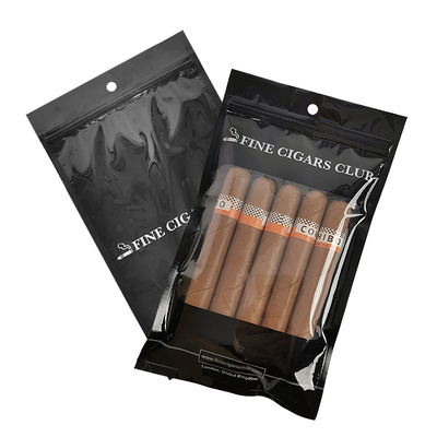 Self-developed Plastic Pacckaging Bag - Cigar Bags / Humidity Cigar Bag with Zipper and windows