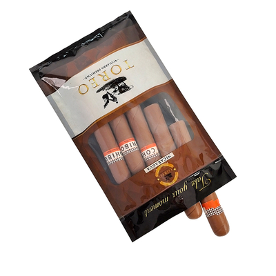 New Design Moisture-Proof Plastic Humidor Pouch Bags with Zipper Freshness Preserving Humidity Cigar Storage with Separate Slot