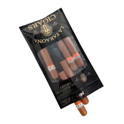 Custom Luxury Leather Cigar Travel Case with Humidifier Portable Cedar Lined Humidor Bag Moisture Control Ziplock Pouch